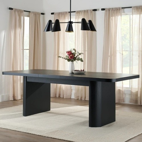 Black dining room - black,